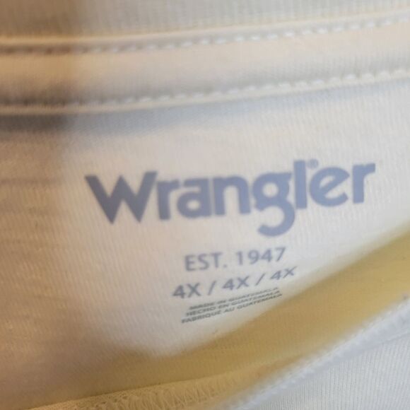 NEW 4X WRANGLER MAIN SQUEEZE LOCAL GROWN LEMON boyfriend cropped tshirt NWT - Picture 5 of 5